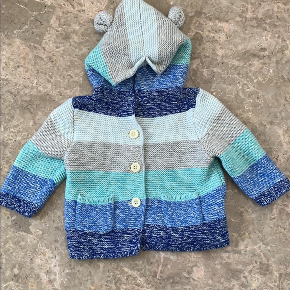 Baby Gap Unity Hoodie Stripe Sweater